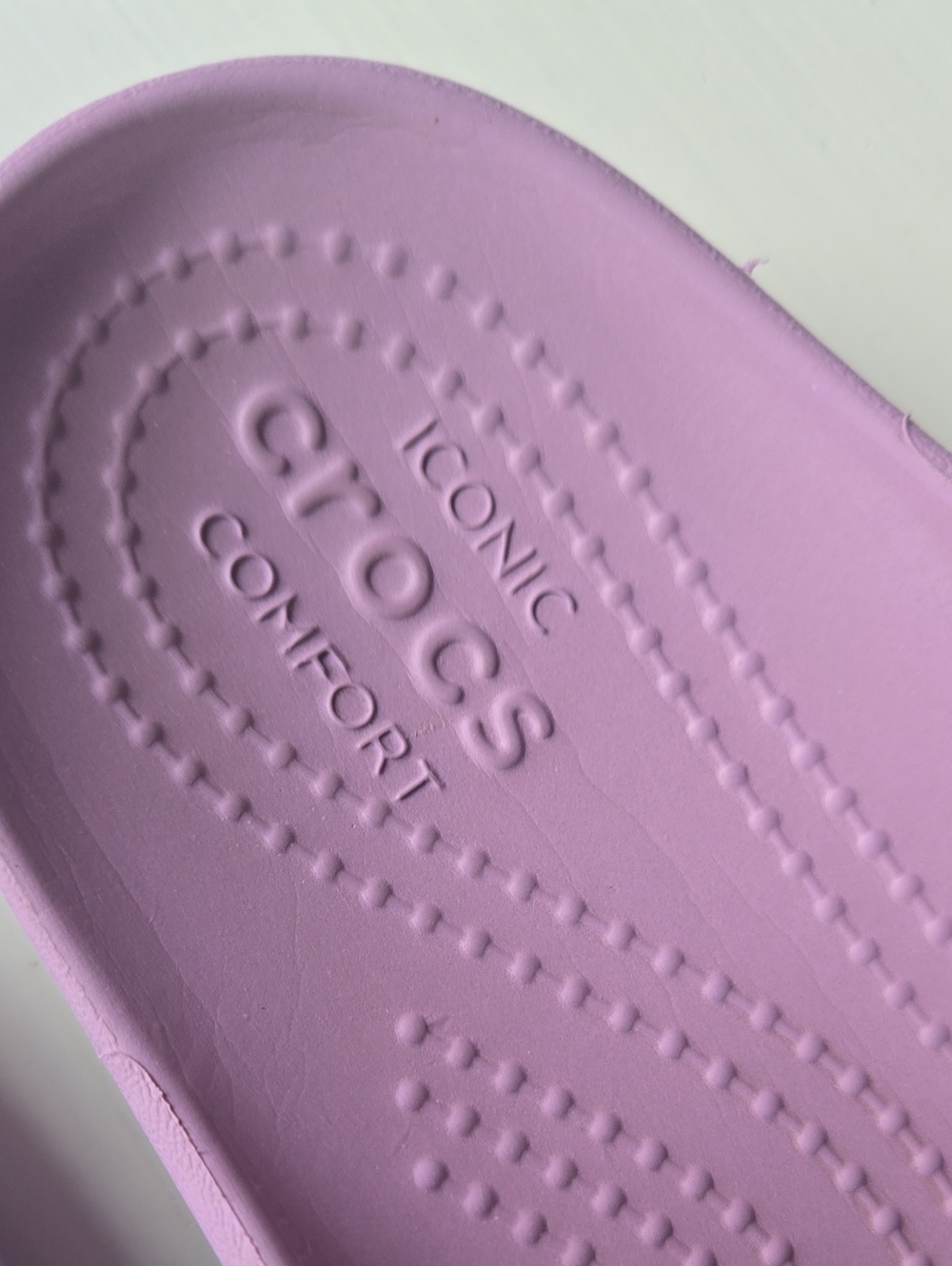 Crocs Kadee II Orchid Purple Flip Flop Size 7 - Picture 7 of 9